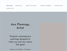 Tablet Screenshot of flemingsart.com